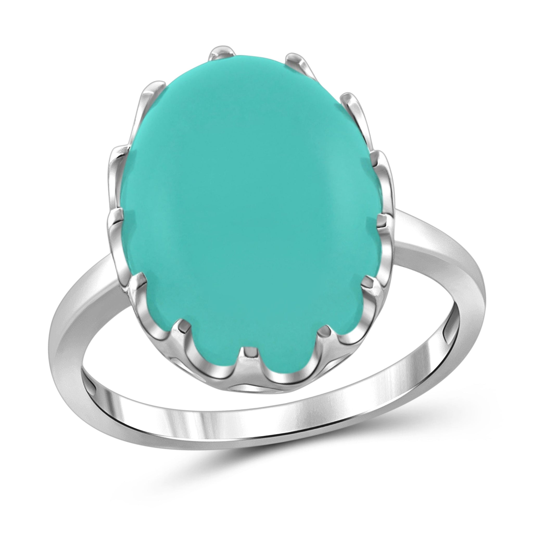 JewelonFire 9 3/4 Carat T.G.W. Chalcedony Sterling Silver Fashion Ring